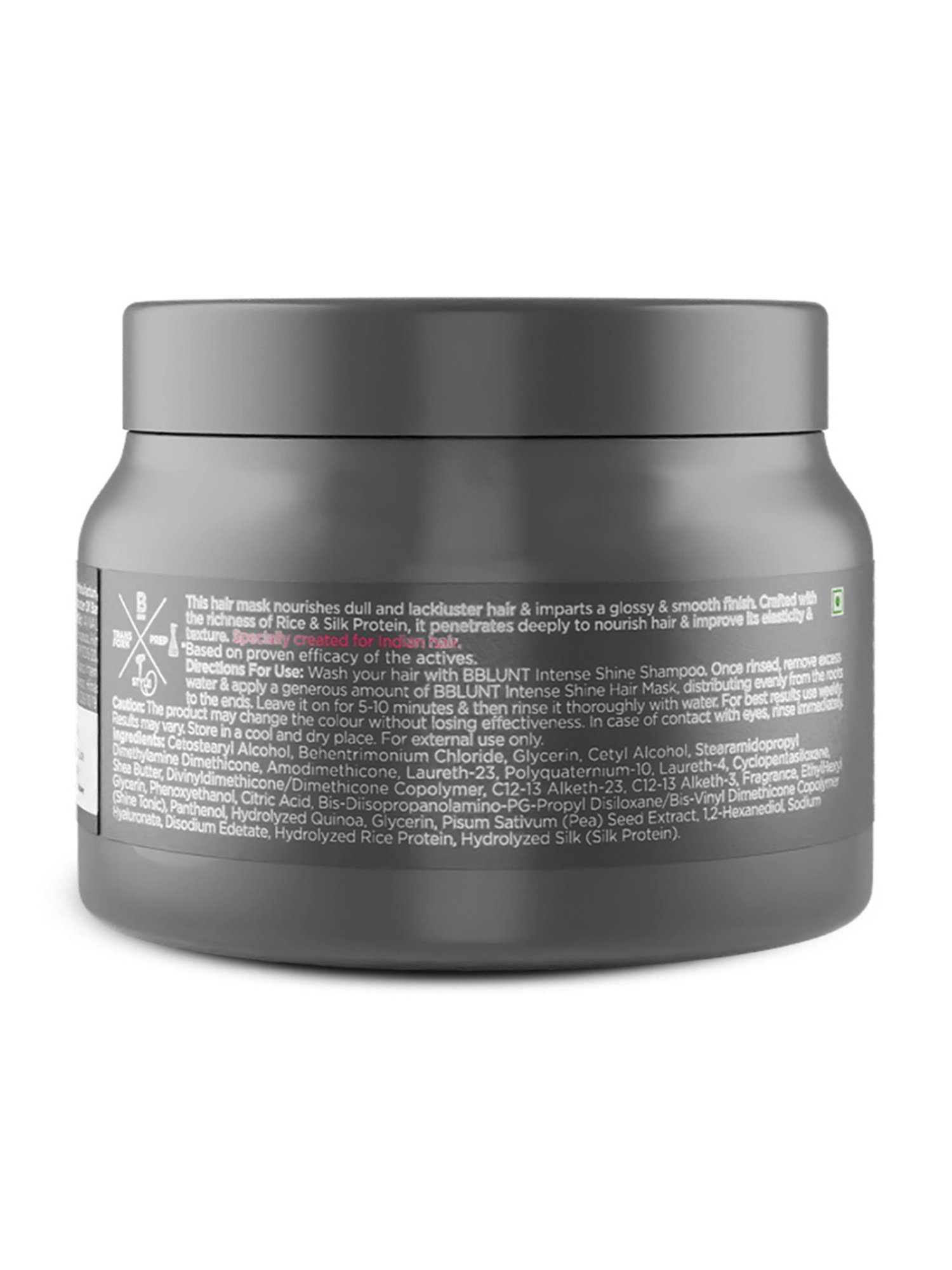BBlunt Intense Shine Hair Mask - 250 gm