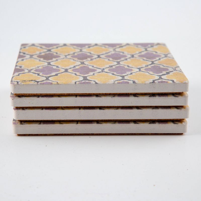 Thirstystone Gold Modele 4 Piece Occasions Coaster Set