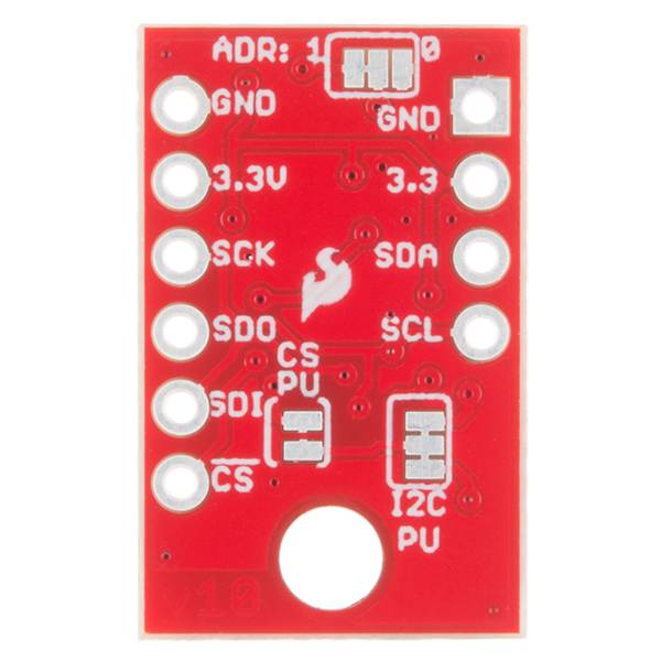 SparkFun Atmospheric Sensor Breakout - BME280 Measure Weather with Barometric pressure Relative Humidity Temperature Small Footprint I2C & SPI Communications Interface Operating Voltage 3.3V Low Power