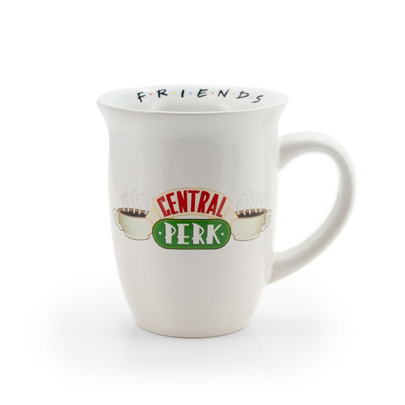 Silver Buffalo Friends Central Perk Flared Rim Collectible Ceramic Coffee Mug | Holds 16 Ounces