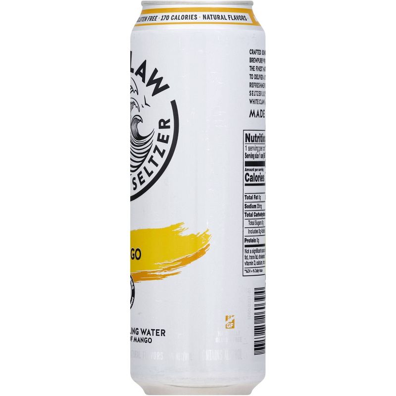 White Claw Mango Hard Seltzer - 19.2 fl oz Can