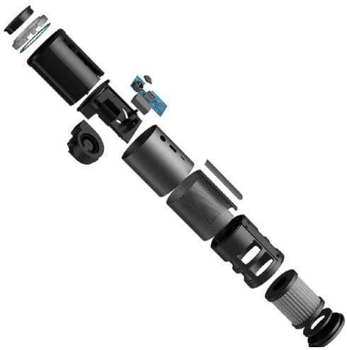 The Cleanest Way UV Scrub or Replacement Filter | UVC Air Purifier with H13 HEPA Carbon Filter | Circulates and Cleans Air | Portable and Lightweight | Great for the car, home, dorm or office