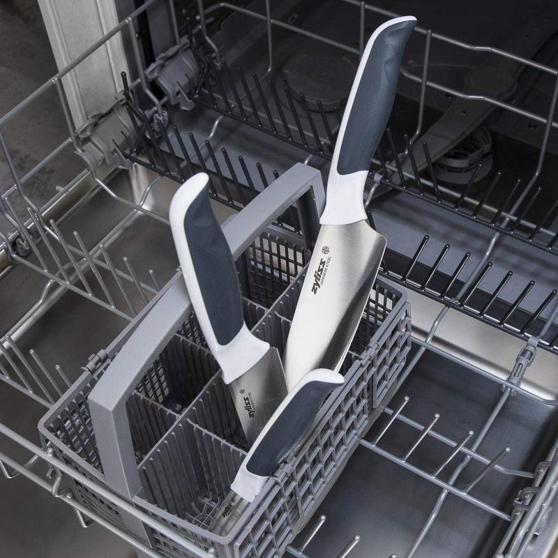 Sabatier Stainless Steel Edgekeeper 8" Chef Knife with Sleeve