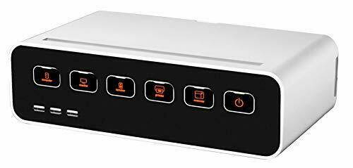 Kantek CM1100 Cable Management Power Hub And Stand Integrated Power Strip/ Surge