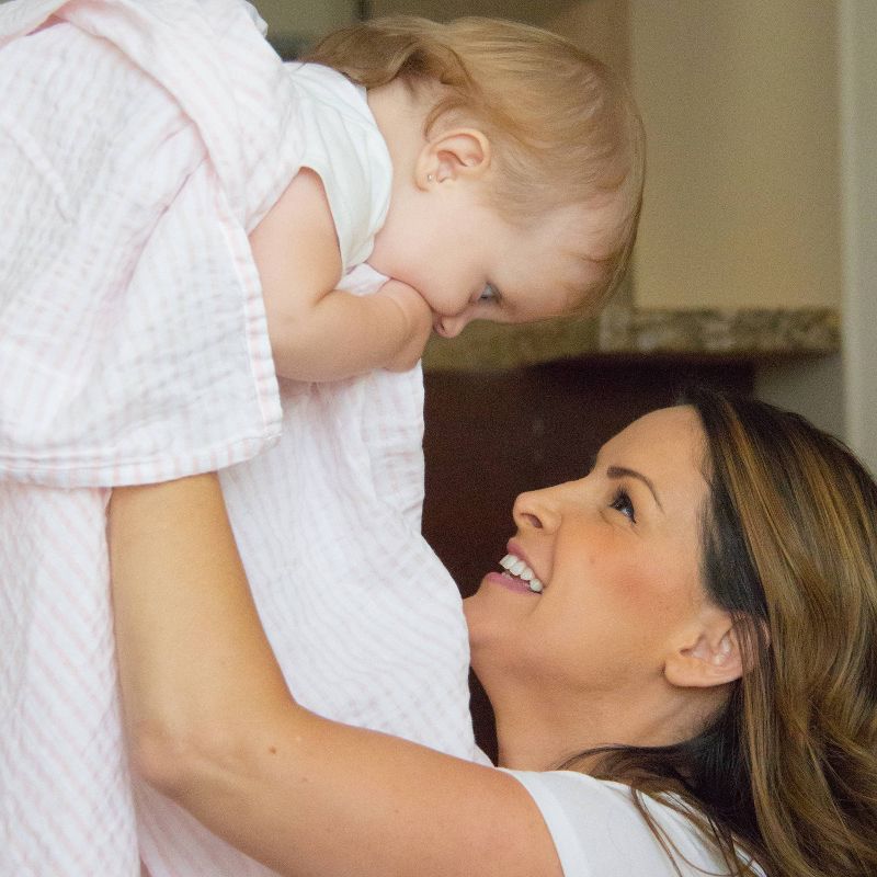 Living Textiles Bento Gift Set Pink Swaddle + Kenzie - 2pk