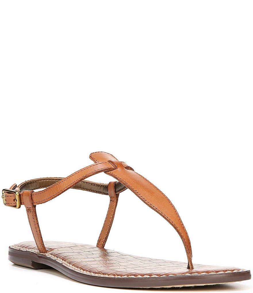 Sam Edelman Gigi Leather T-Strap Sandals