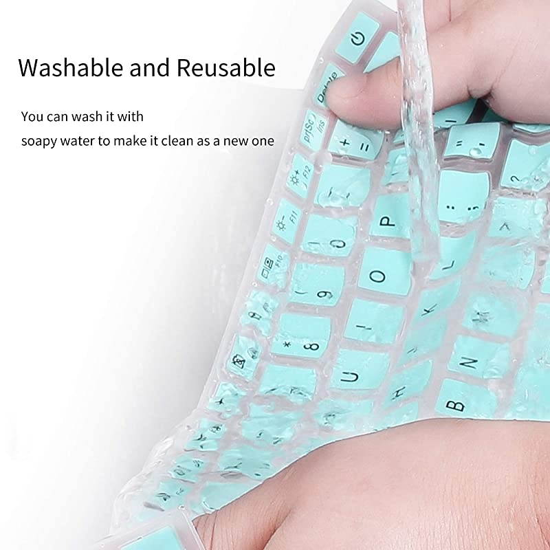 Keyboard Cover for Acer Aspire 5 Laptop 15.6 inch A515-55 A515-55T A515-55G A515-56 A515-43 A515-54 A515-54G Series, Acer Aspire 5 Keyboard Cover Skin, Acer Aspire 5 Accessories, Mint Green