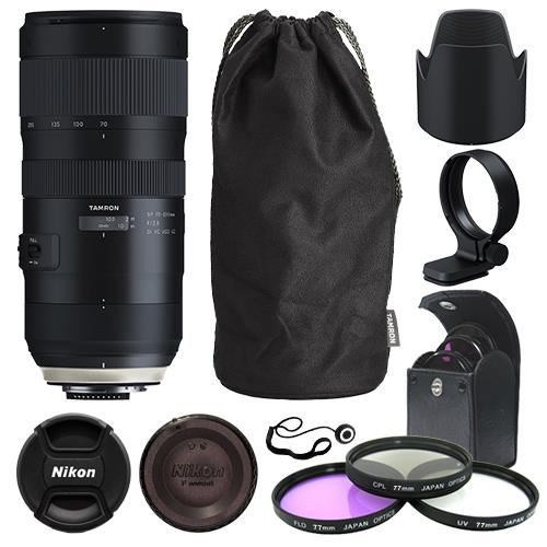 Tamron SP 70-200mm f/2.8 Di VC USD G2 Lens for Nikon F + Deluxe Accessory Kit