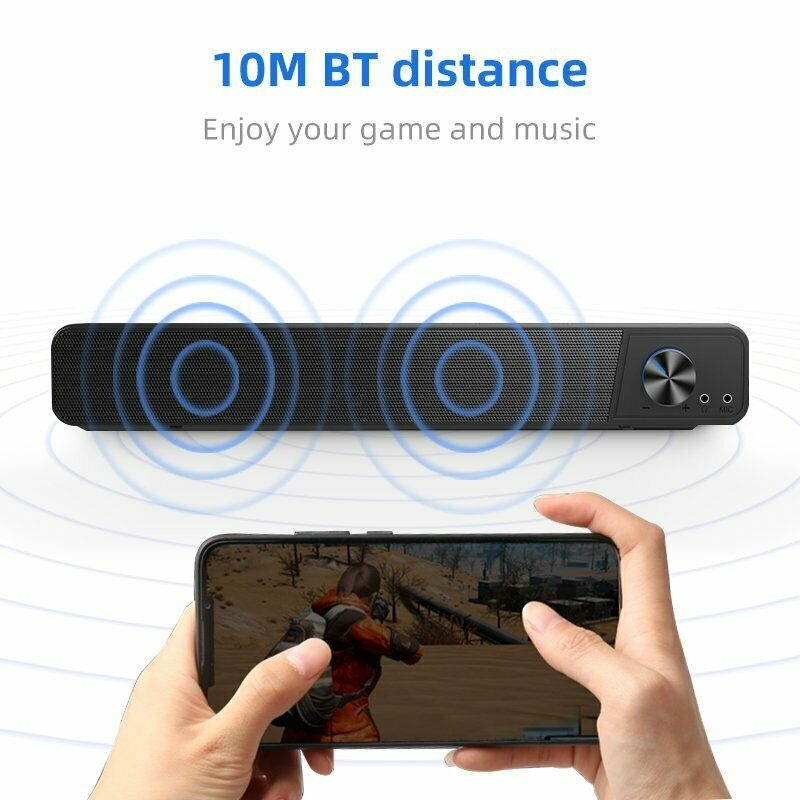 TV Speaker Home Theater Soundbar Bluetooth Wireless Sound Bar Speaker System Aux