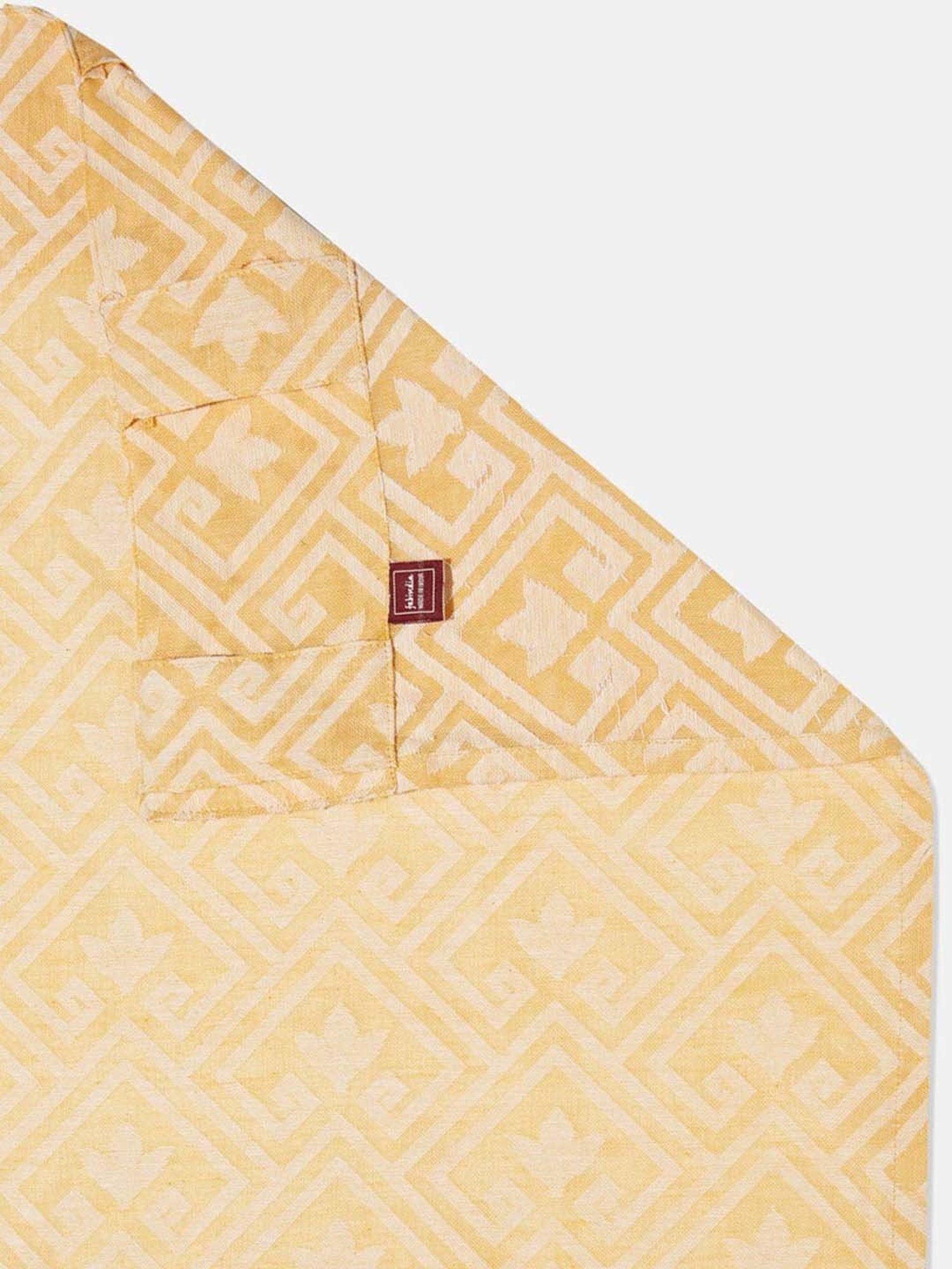 Swayam Brown Paisley J&B Blackout Eyelet Door Curtain - Single Piece (7 Ft)