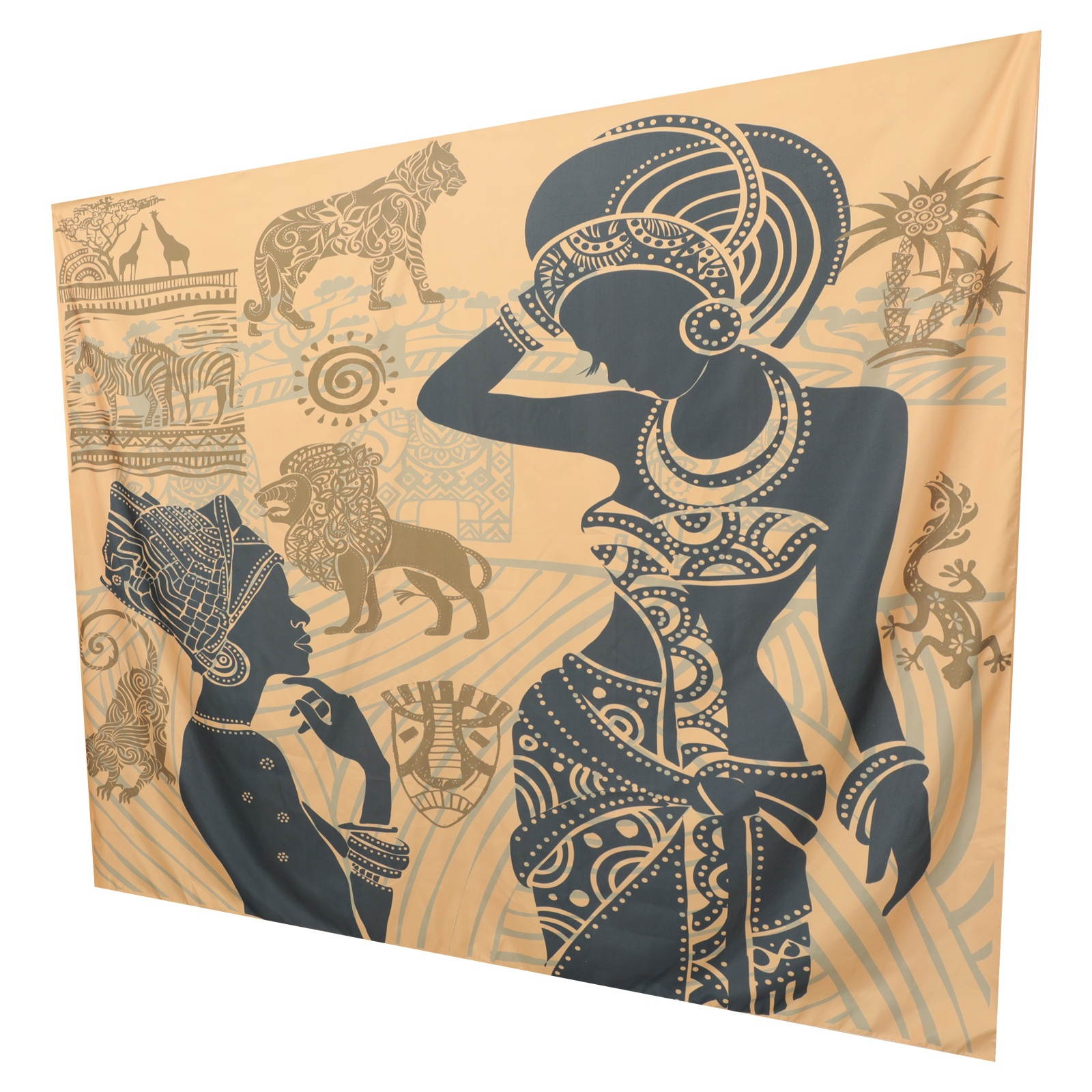 1pc Wall Hanging Tapestry Wall Art Decoration African Women Background Cloth