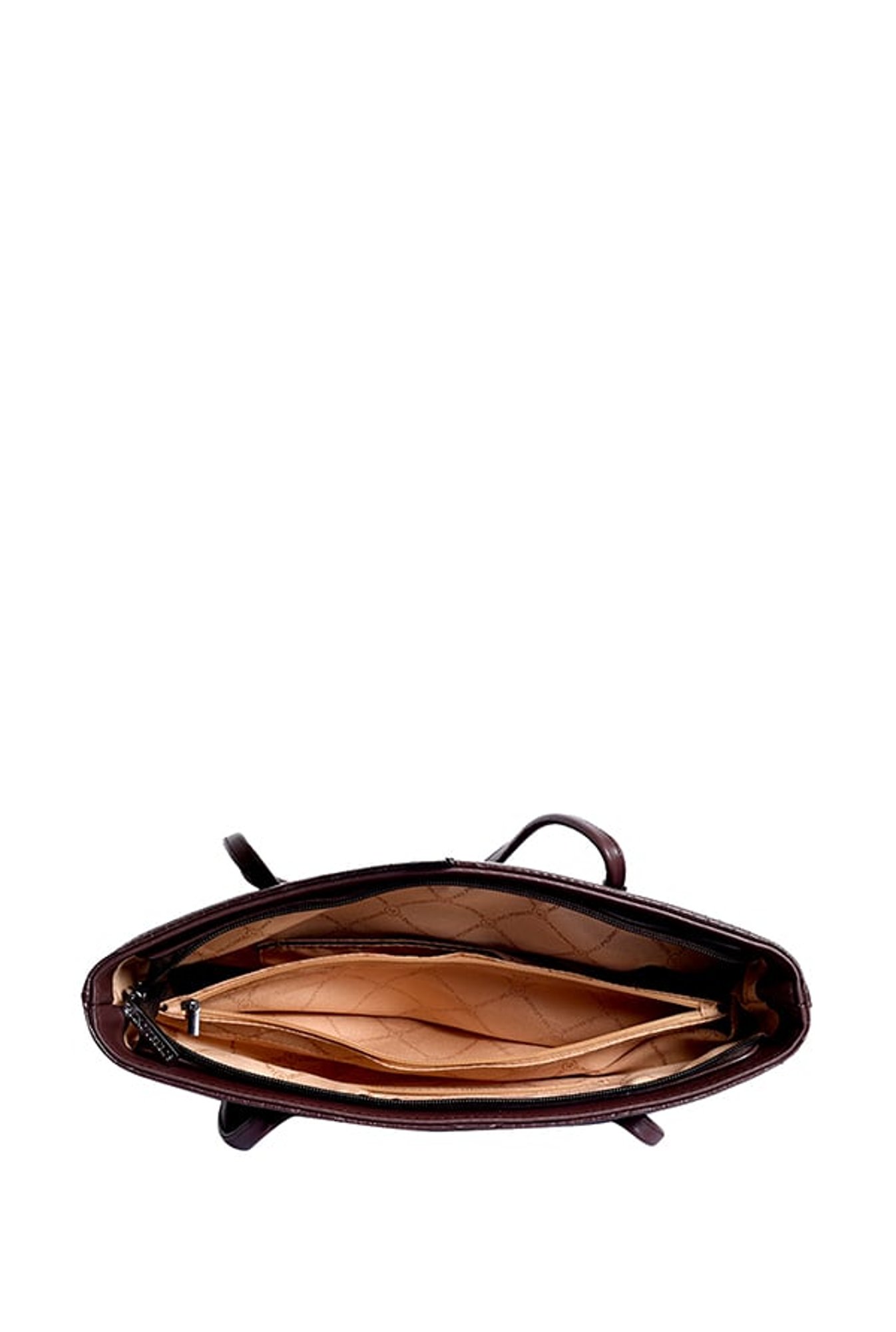 Lino Perros Brown Textured Shoulder Bag