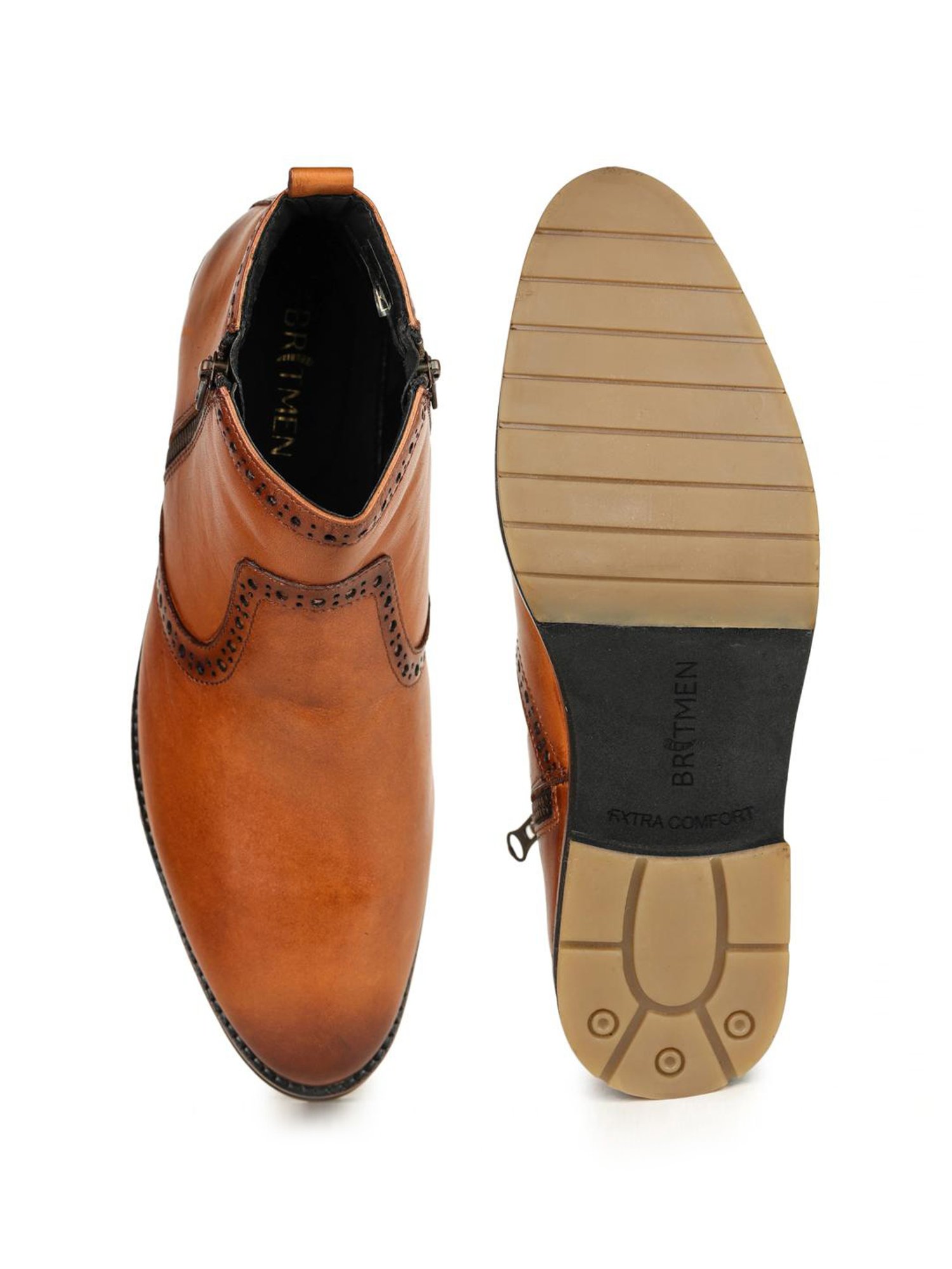 Britmen Men's Tan Casual Boots