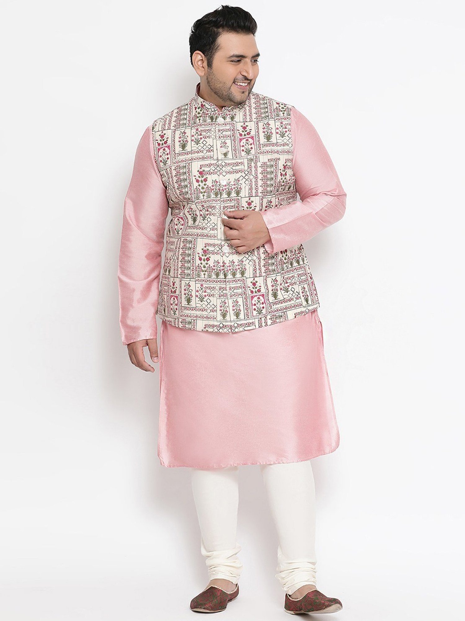 Sanwara Sea Green & White Cotton Regular Fit Chikankari Kurta Bottom Set