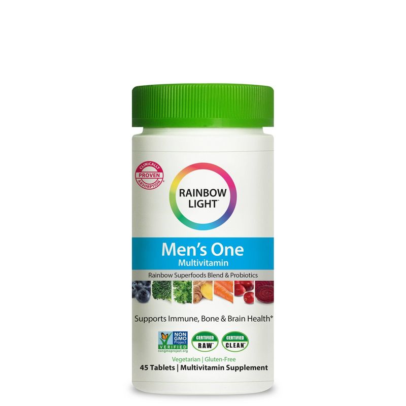 Rainbow Light Men's One Multivitamin Tablets - 45ct