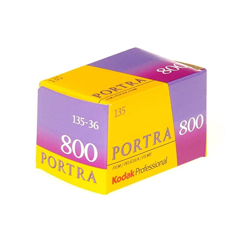 Pack of 3 Kodak 145 1855 Professional Portra 800 Color Negative Film ISO 800 35mm 36 Exposures