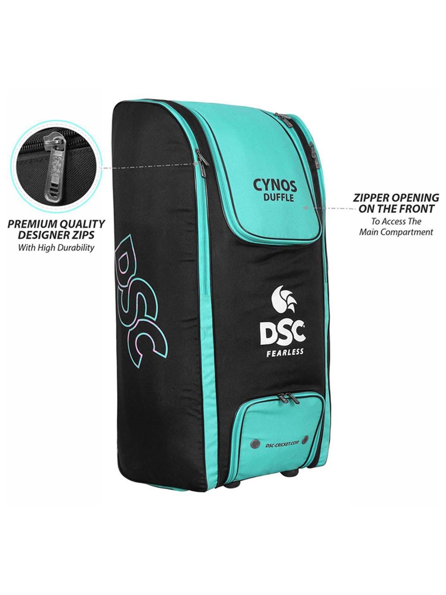 DSC Cynos Wheelie Cricket Kit Bag Size - Free Size