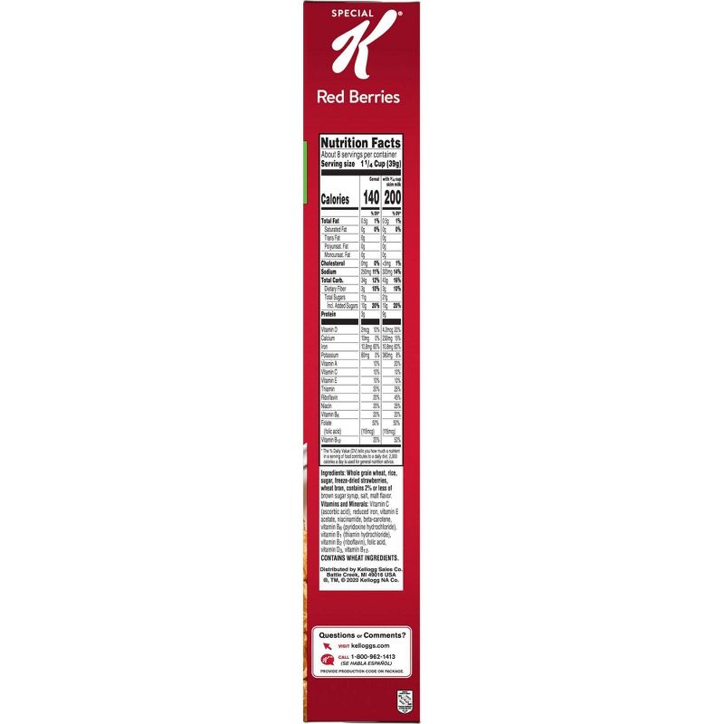 Special K Red Berries Breakfast Cereal - 11.7oz - Kellogg's