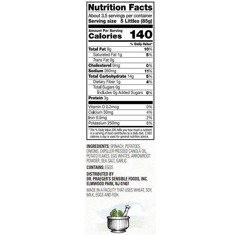 Dr. Praeger's Spinach Littles - 10oz