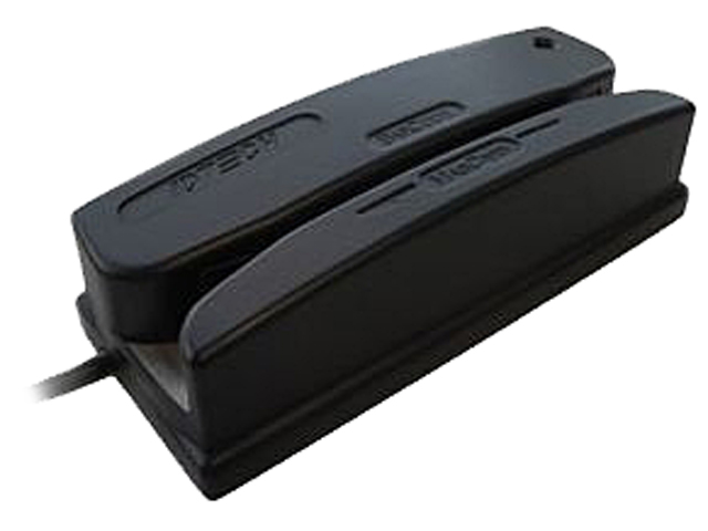 ID Tech WCR3227-700US Omni Slot Reader, Infrared, Sealed, USB-RS232 Emulation - Black