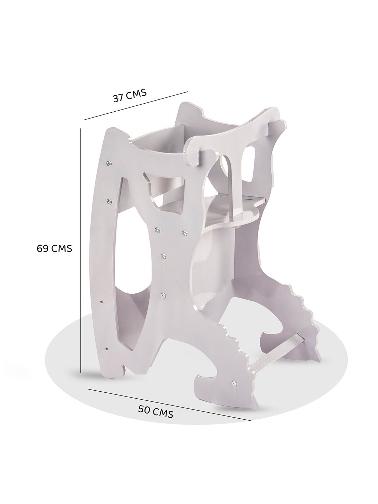 Kiddery White 3 in 1 Cavalla Rocking Horse