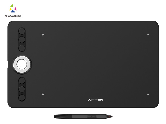 XP-PEN Deco 02 Digital Graphics Drawing Tablet Drawing Pen Tablet with Battery-free Passive Stylus and 6 Shortcut Keys (8192 levels pressure)