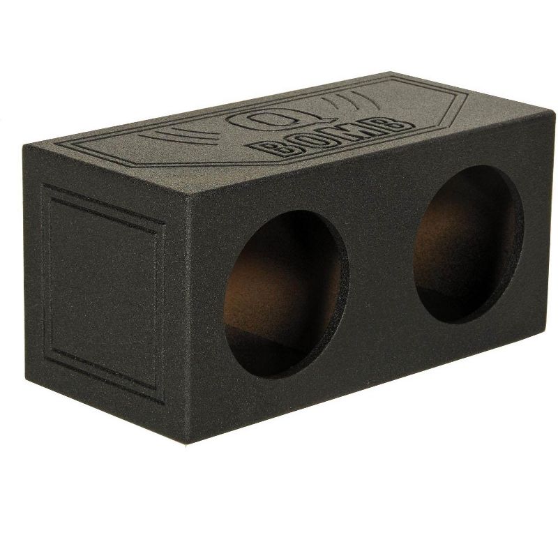 Q-POWER QBOMB 10" Dual Sealed Car Subwoofer Sub Box Enclosure | QBOMB10S