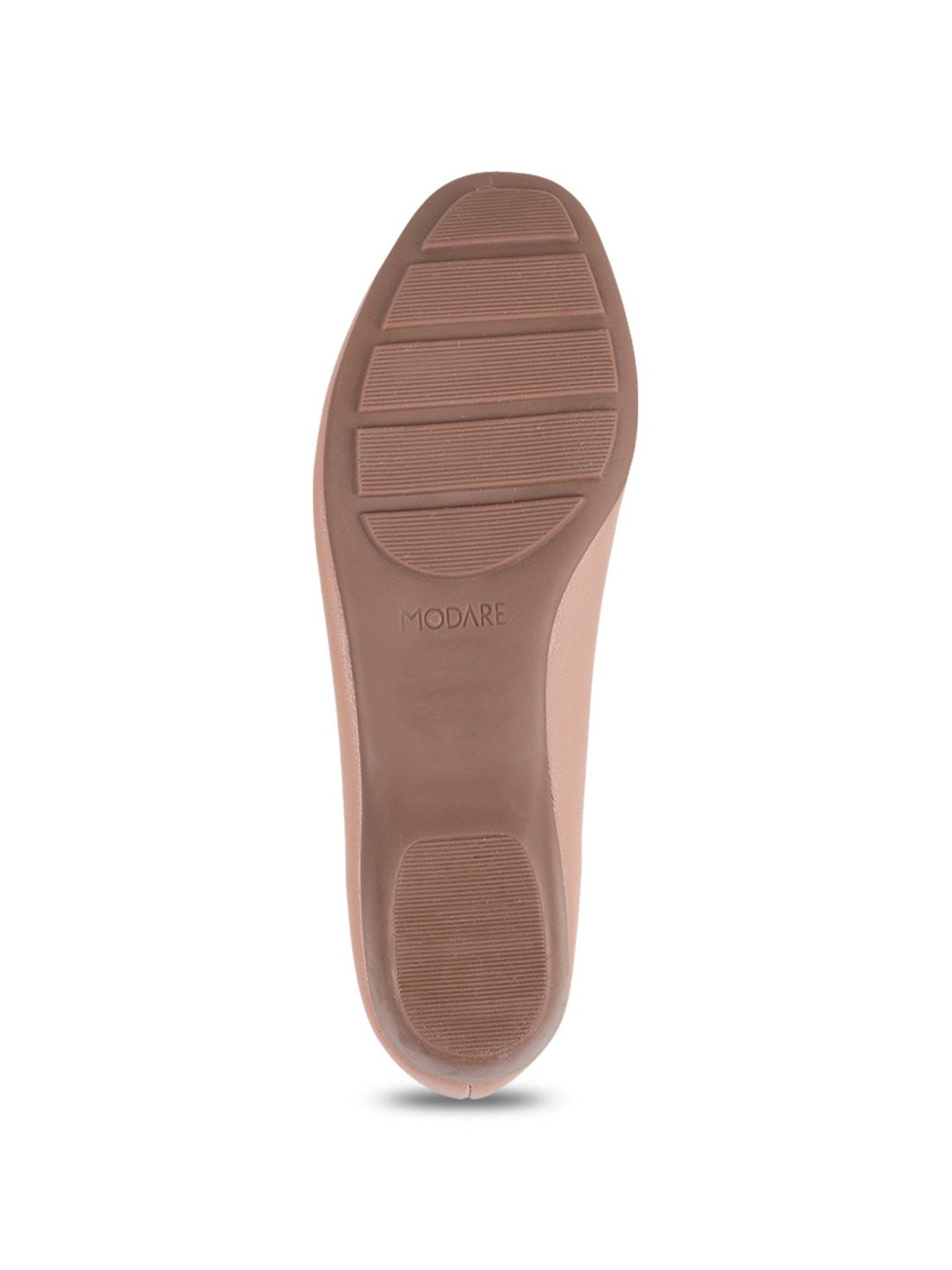 J. Fontini by Mochi Women's Peach Flat Ballets
