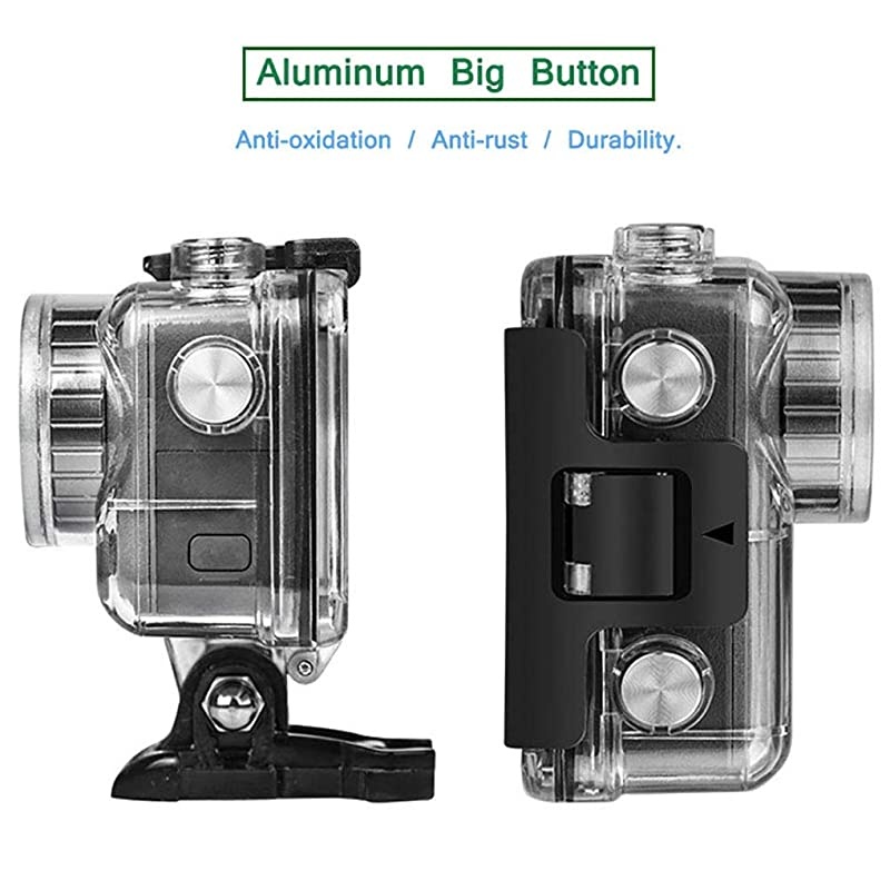 Protective Housing Case for Gopro Hero 8 Black Action Camera, Ultra-Thin Soft Dust-Proof Anti-Fall Skin Cover with Lanyard and Lens Film Accessories.