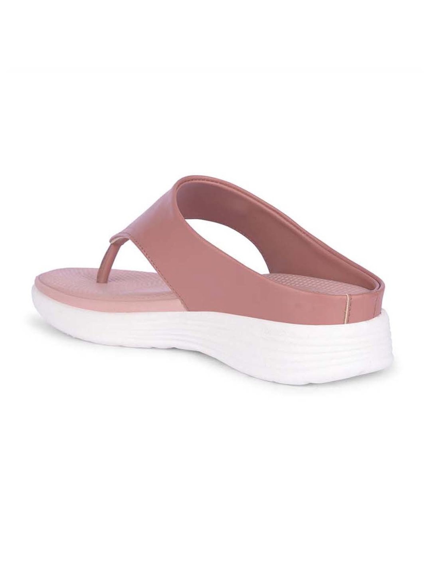 Healers by Liberty Women's Peach Thong Wedges