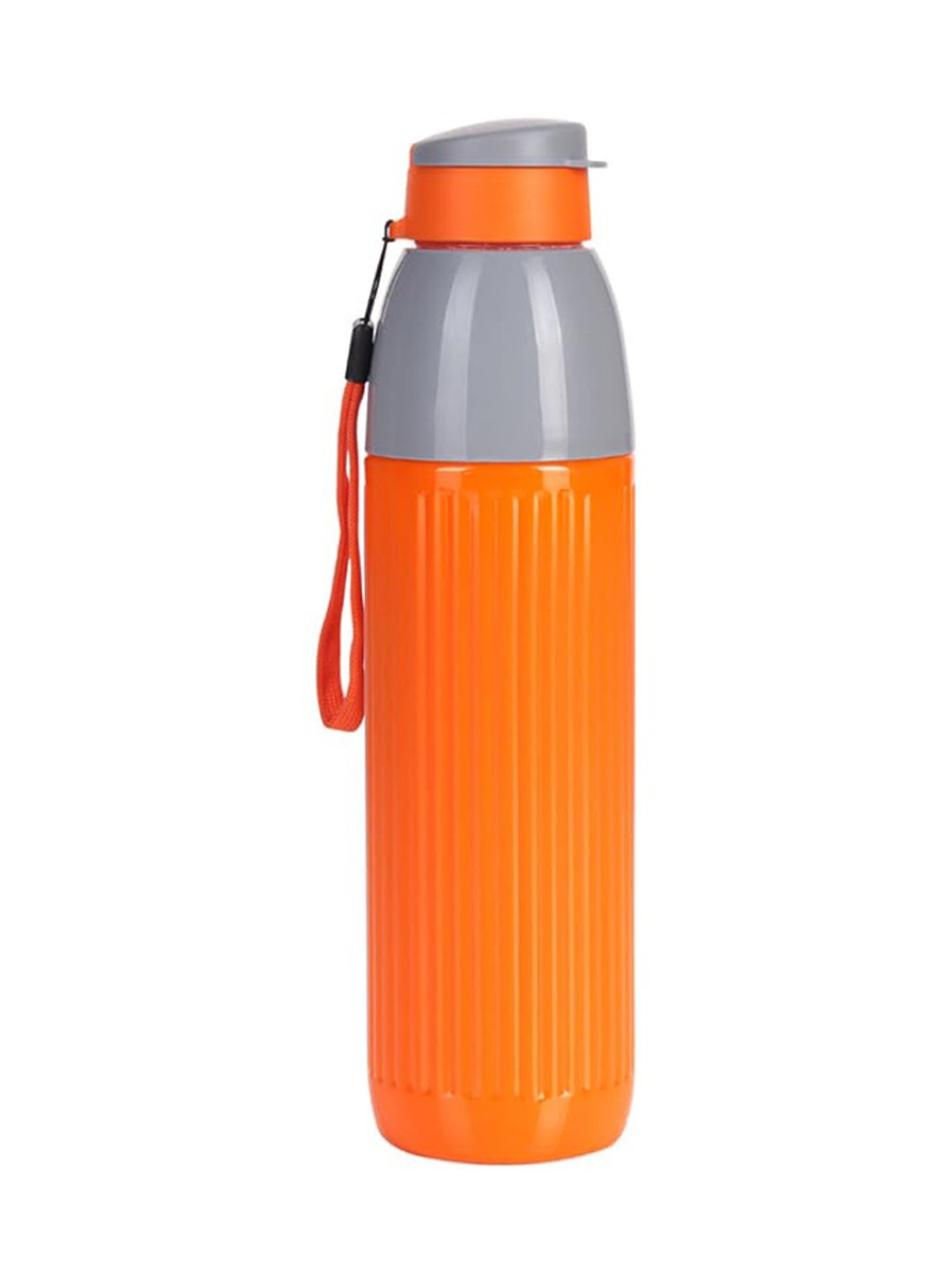 Varmora Veto Orange Plastic Insulated Water Bottle - 900 ml