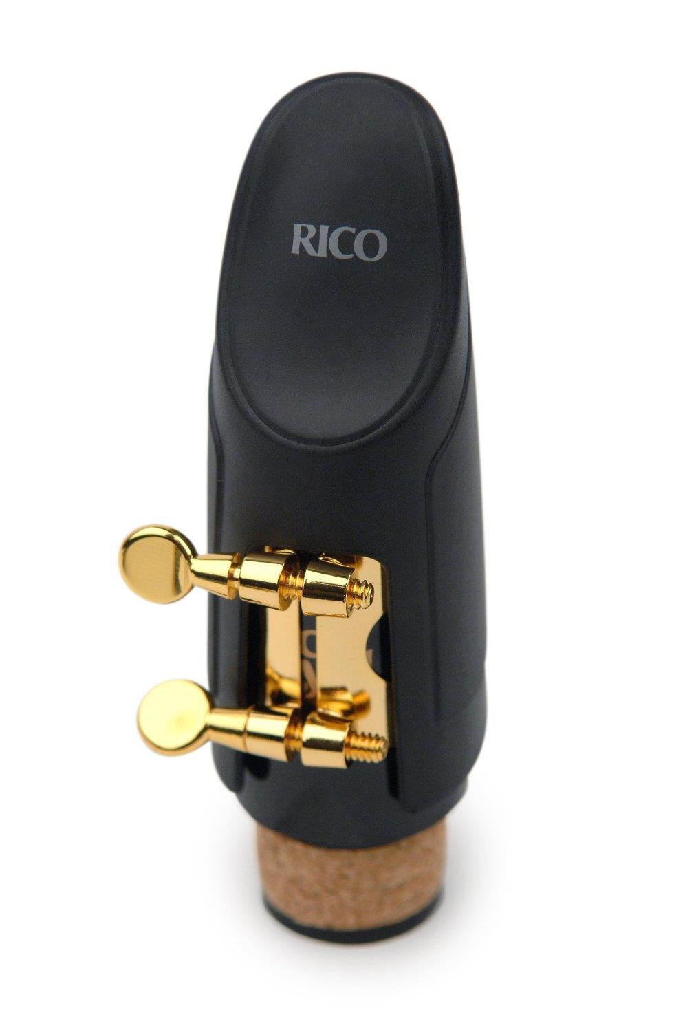 Rico "H" Ligature and Cap Set (Clarinet (Gold Finish))