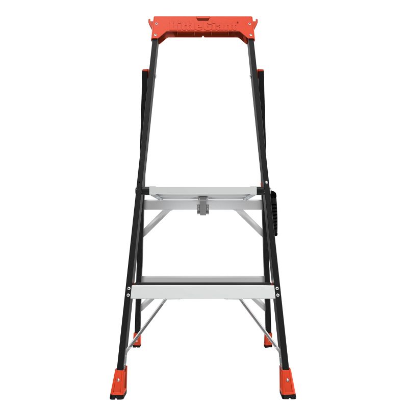 Little Giant Ladder Systems 4' ANSI Type IAA 375 lb rated fiberglass Stepstool Gray