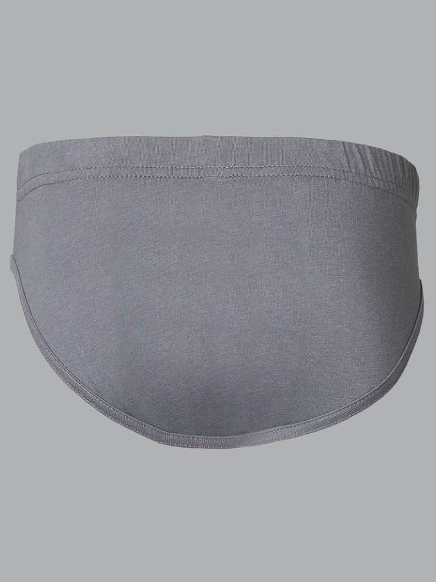 Van Heusen Regular Fit Anti Bacterial Colour Fresh Solid Briefs - Pack of 2 - Quite Shade