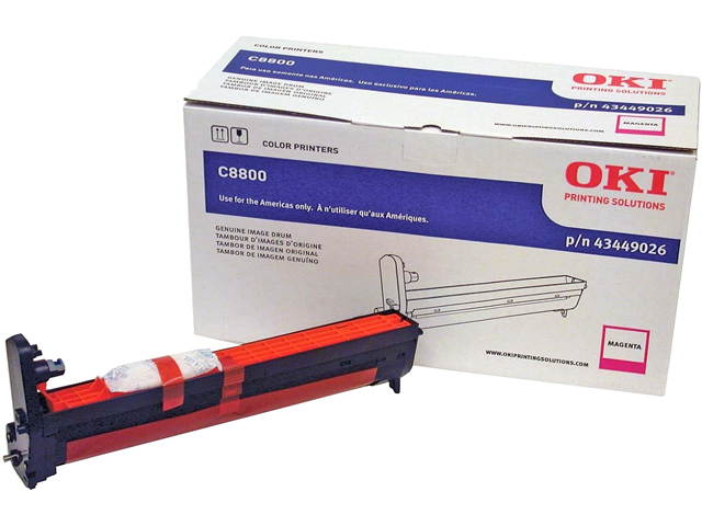 Oki Data Americas- Inc. OKI43449026 Image Drum- 20000 Page Yield- Magenta