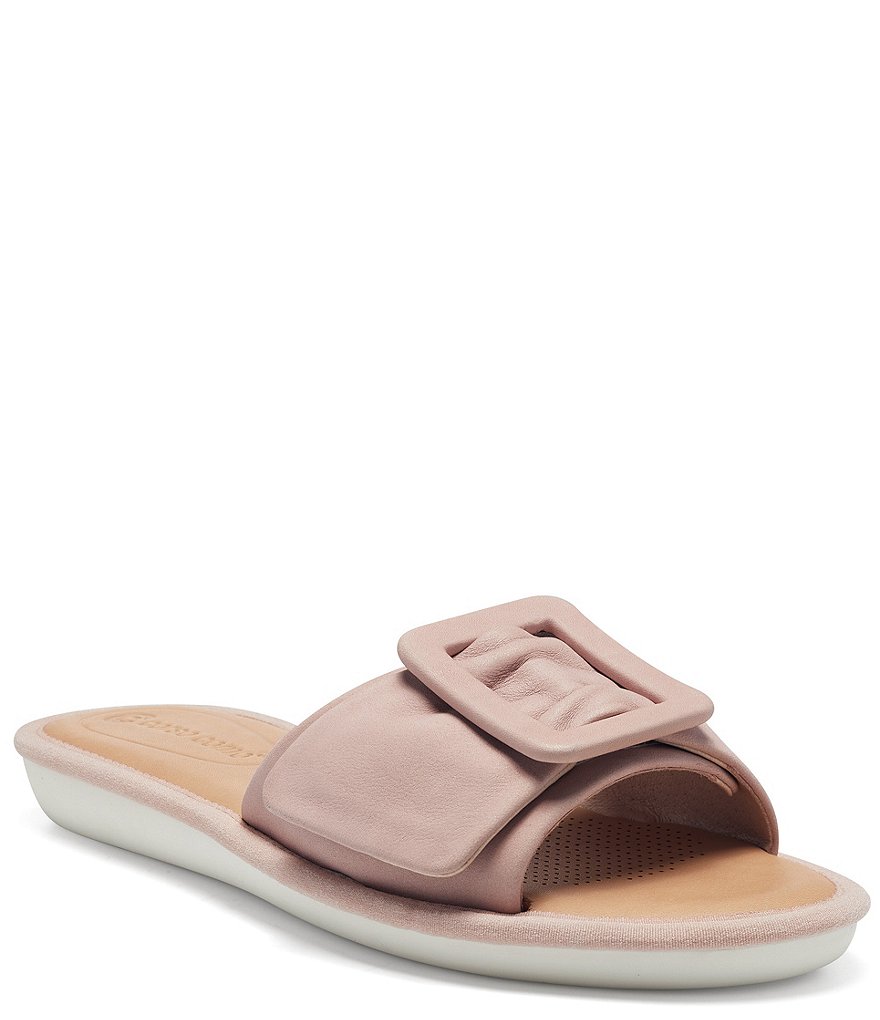 CC Corso Como Bahlia Nubuck Buckle Slide Sandals