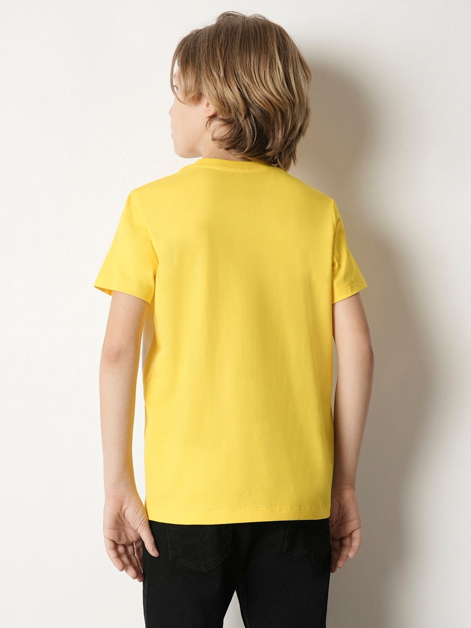 Pantaloons Junior Navy Cotton Printed T-Shirt