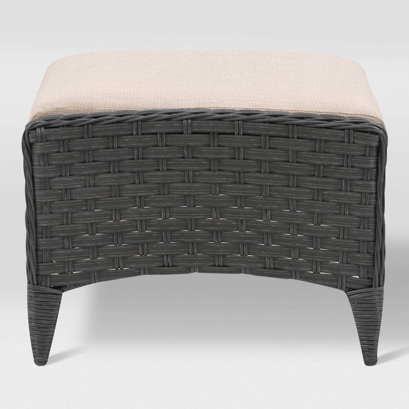 Parkview 2pc Chair and Stool Patio Set - Beige - CorLiving