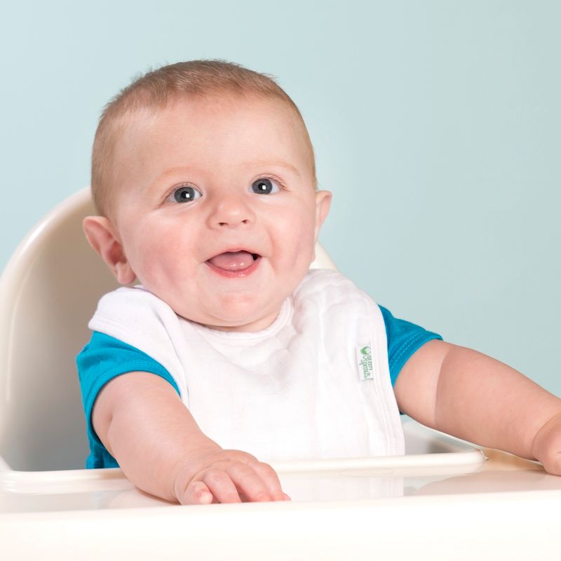 green sprouts Organic Cotton Muslin New Born Gift 7pc set White