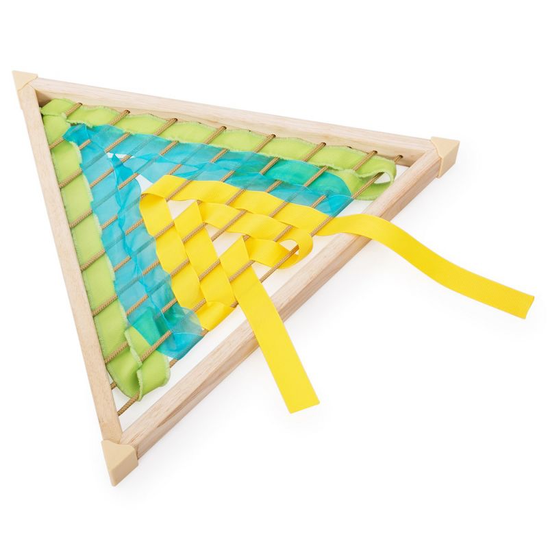 Guidecraft Children's Jumbo Weaving Frames With 3 Oversized Geometric Frames
