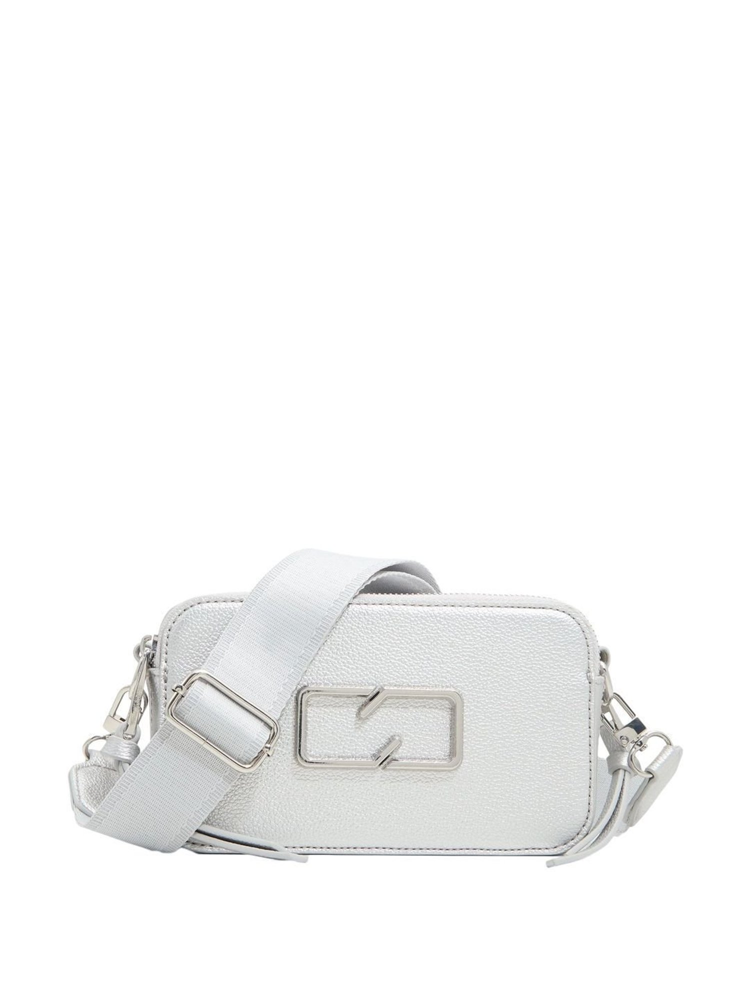 Call It Spring Silver Solid Small Sling Handbag