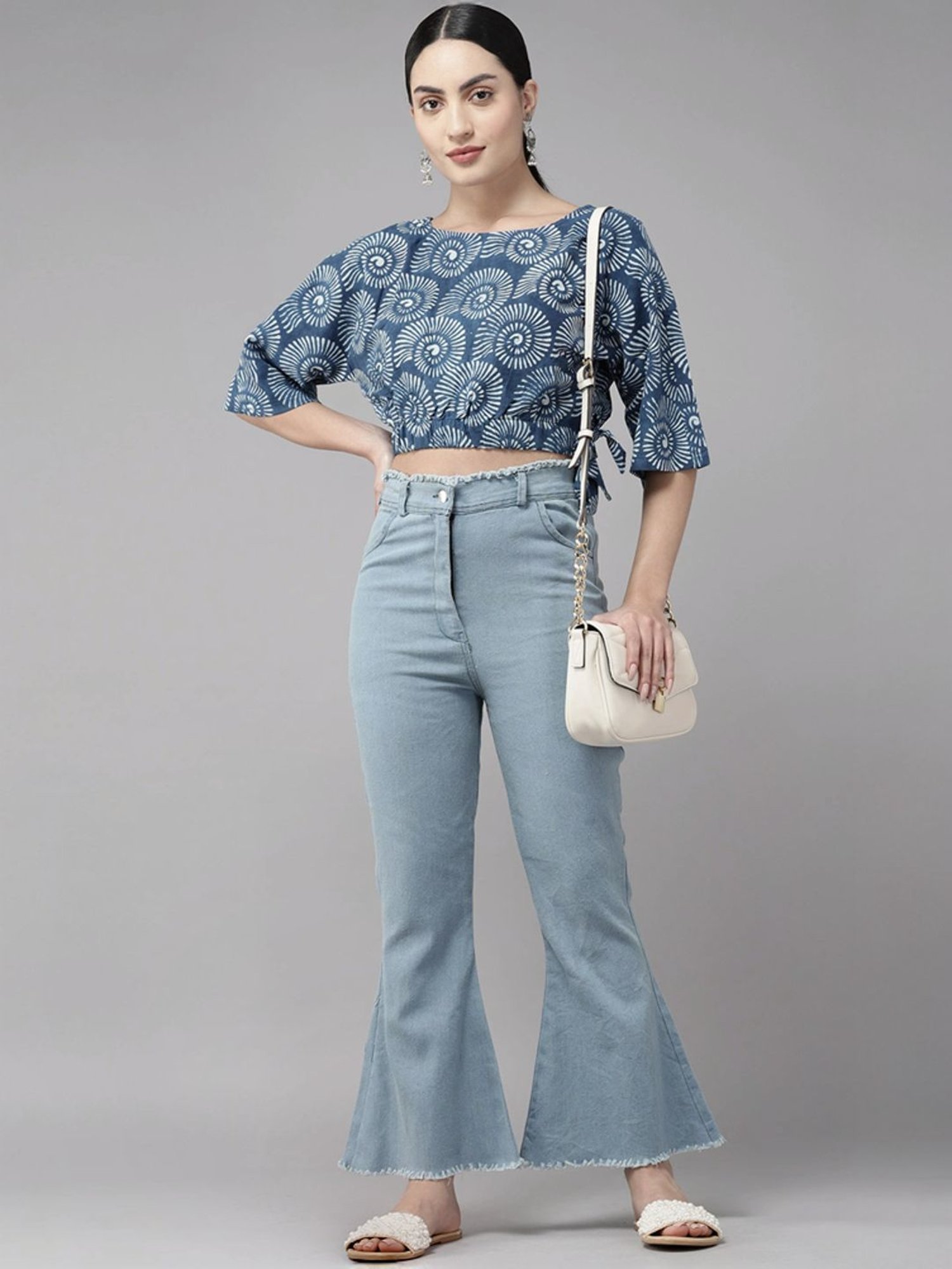 Aarika Blue High Rise Jeans