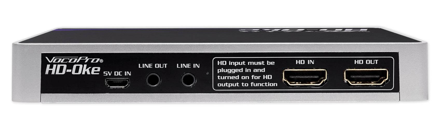 Vocopro HD-OKE Karaoke Microphone System 4 ipad/iphone/Android/Laptop/TV+LED's