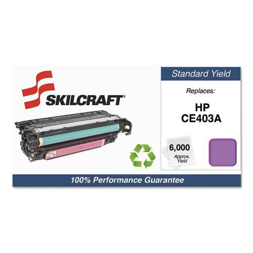 SKILCRAFT 751000NSH1282 Remanufactured CE403A Toner, Magenta Magenta