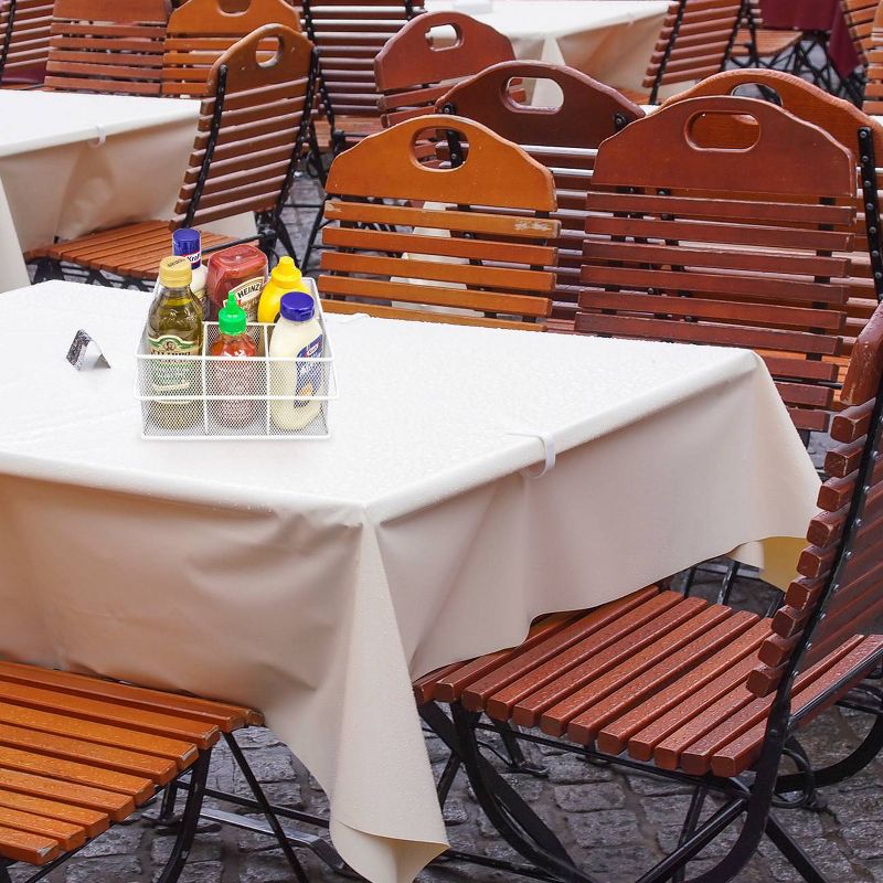 Sorbus Mesh Utensil and Napkin Holder White