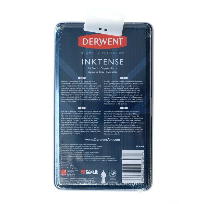 12ct Inktense Pencil Set - Derwent