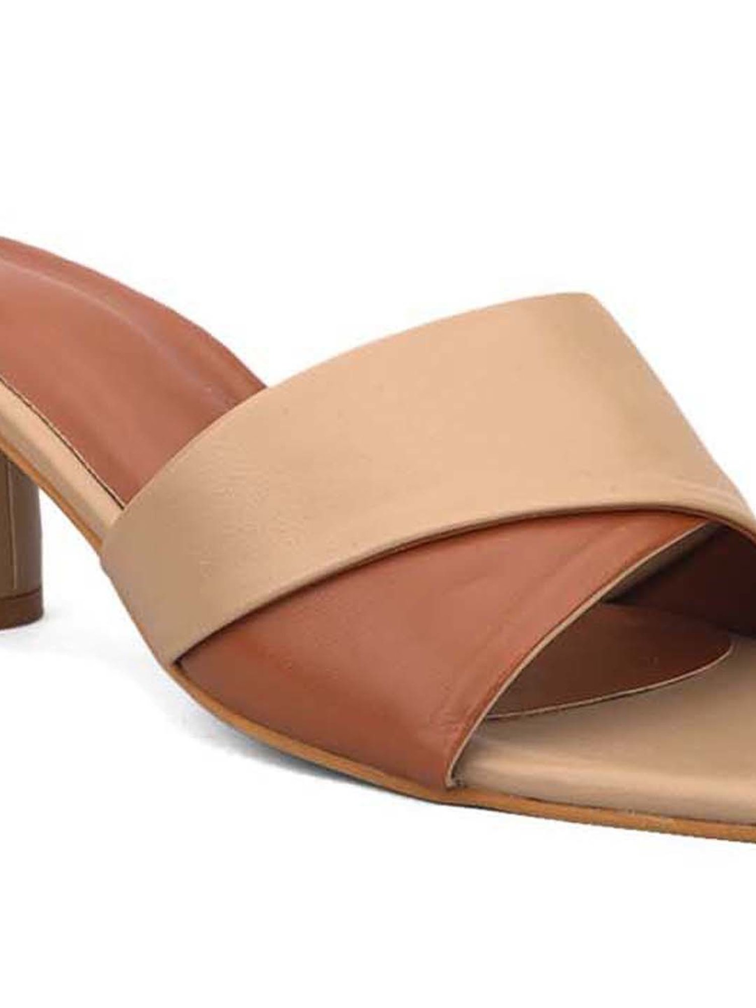 Hydes N Hues Women's Beige Casual Sandals