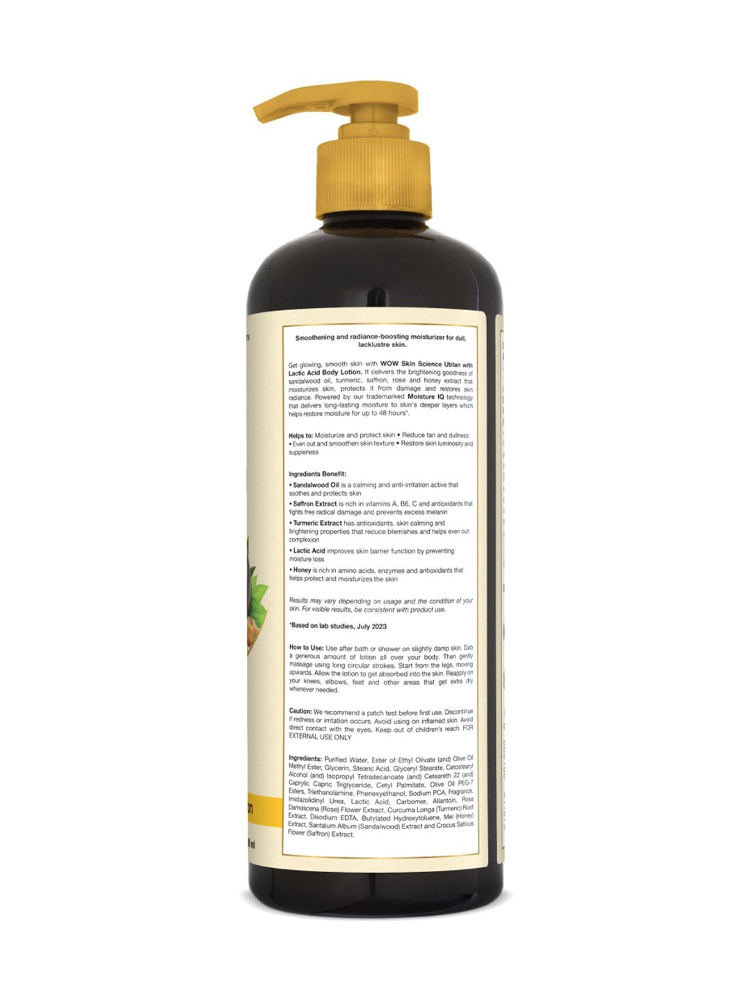 WOW Skin Science Vitamin C with Lactic Acid Body Lotion - 400 ml