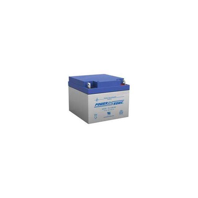 Powersonic 12260F2 12V, 26AH Rechargeable Lead Acid Battery with Fasten Terminal