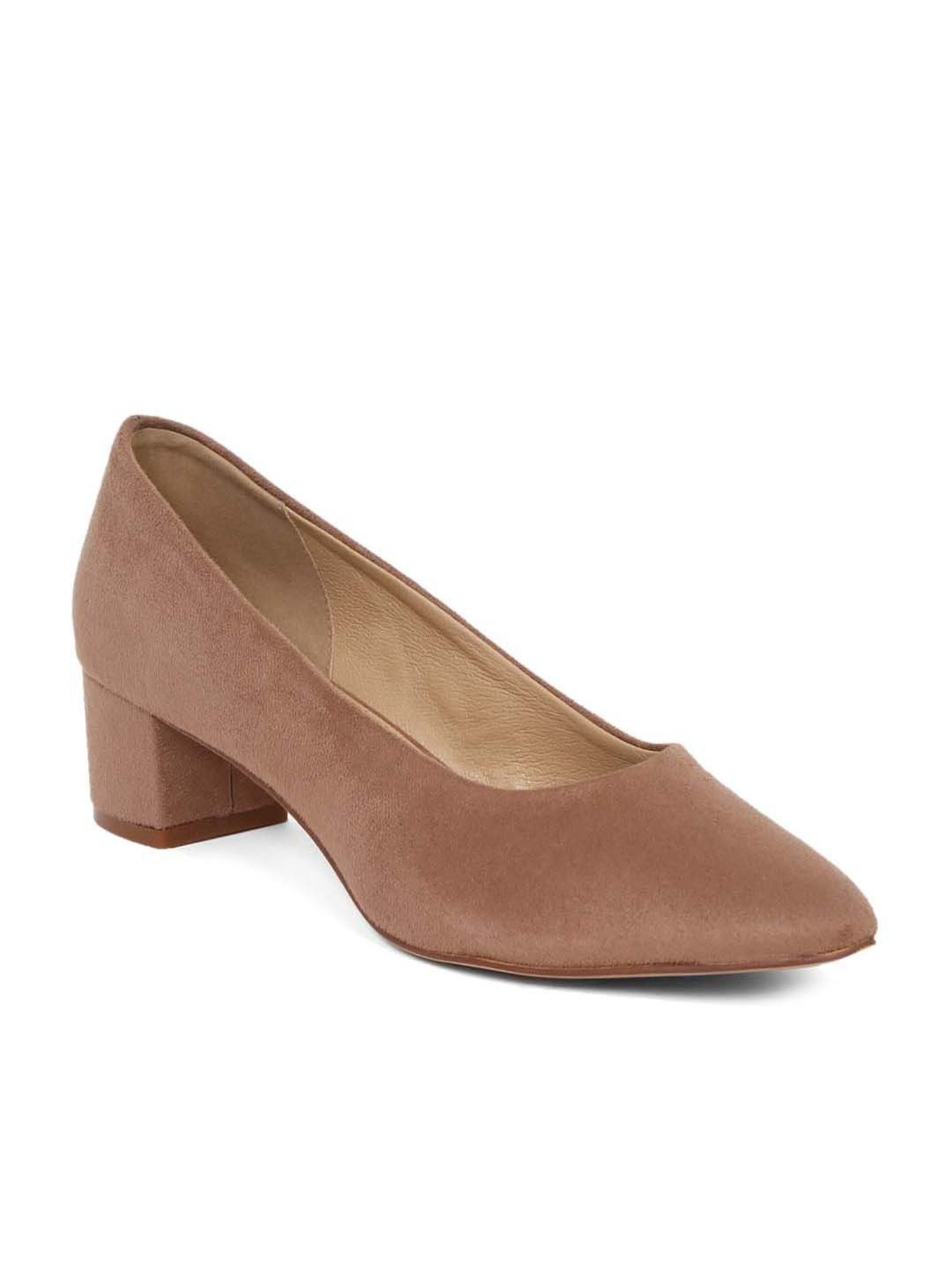 Flat N Heels Women's Khaki Casual Pumps